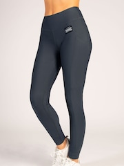 Pineapple Grey Womens Pocket Badge Leggings - Image 1 of 8