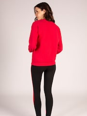 Pineapple Red Womens Snowflake Christmas Sweatshirt - Image 7 of 9