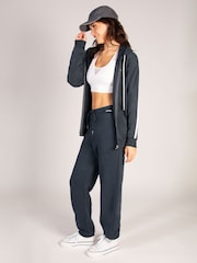 Gris - Pantalones de chándal básicos con bajo ajustado para mujer - Imagen 5 de 7
