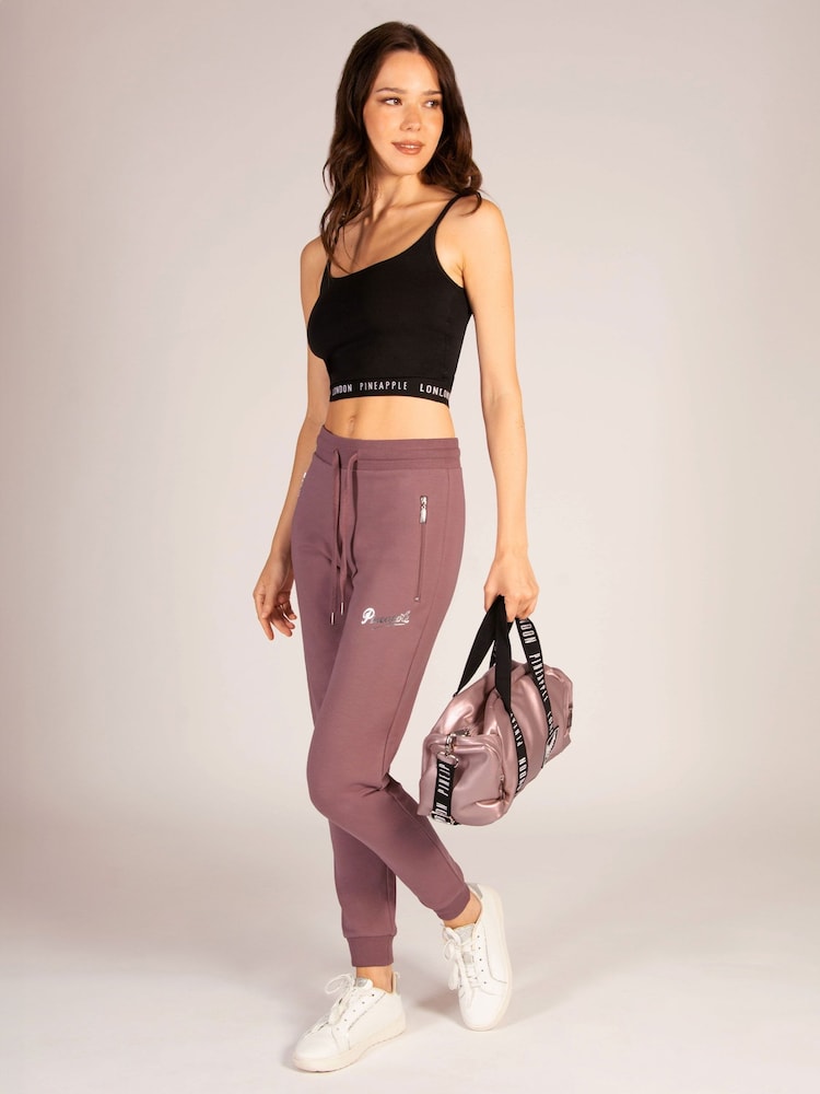 Pineapple Brown Skinny Zip Joggers - Image 6 of 9
