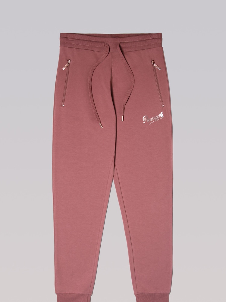 Pineapple Brown Skinny Zip Joggers - Image 8 of 9