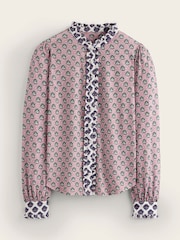 Boden Pink Caroline Jersey Shirt - Image 5 of 5