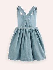 Boden Blue Cord Appliqué Pinafore Dress - Image 2 of 3