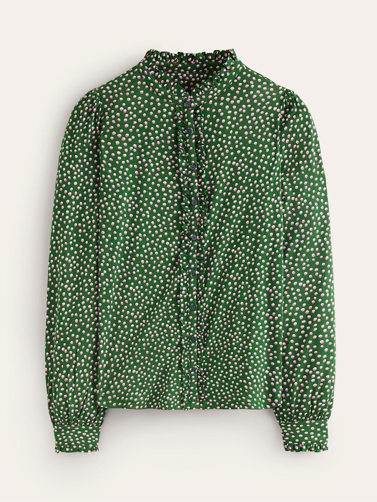 Boden Green Caroline Jersey Shirt - Image 5 of 5
