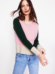 Boden Pink Olivia Merino Jumper - Image 1 of 6