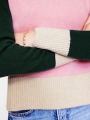 Boden Pink Olivia Merino Jumper - Image 4 of 6