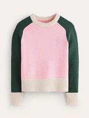 Boden Pink Olivia Merino Jumper - Image 5 of 6