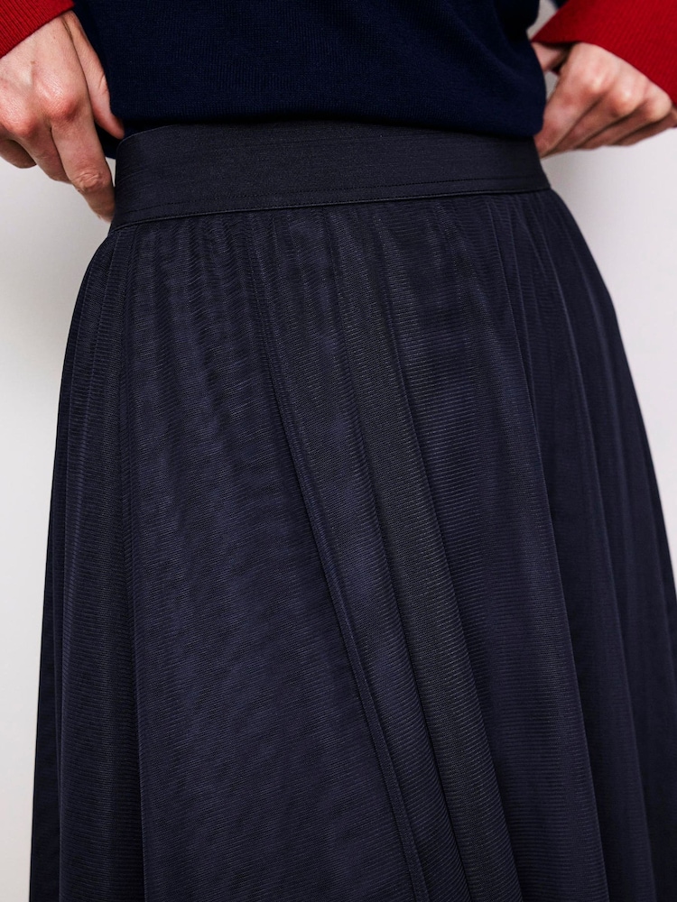 Boden Blue Isabella Tulle Midi Skirt - Image 2 of 5