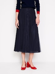 Boden Blue Isabella Tulle Midi Skirt - Image 4 of 5