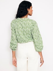Boden Green Marina Jersey 100% Cotton Shirt - Image 3 of 5