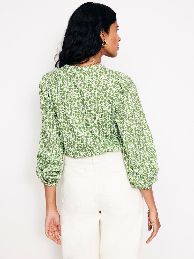 Boden Green Marina Jersey 100% Cotton Shirt - Image 3 of 5