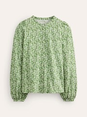 Boden Green Marina Jersey 100% Cotton Shirt - Image 5 of 5