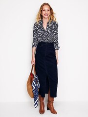 Boden Blue 100% Cotton Amelia Jersey Shirt - Image 4 of 5