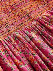 Boden Pink Shirred Bodice Woven Dress - Image 3 of 3