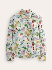Boden Cream 100% Cotton Sienna Cotton Shirt - Image 5 of 5