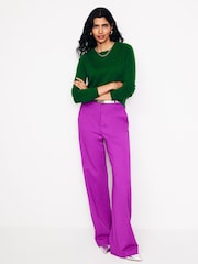 Boden green haze Eva Cashmere Crew Neck Jumper - Image 4 of 6