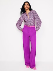 Boden Pink Marina Jersey 100% Cotton Shirt - Image 4 of 5