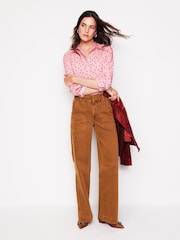 Boden Light Pink 100% Cotton Sienna Cotton Shirt - Image 4 of 5
