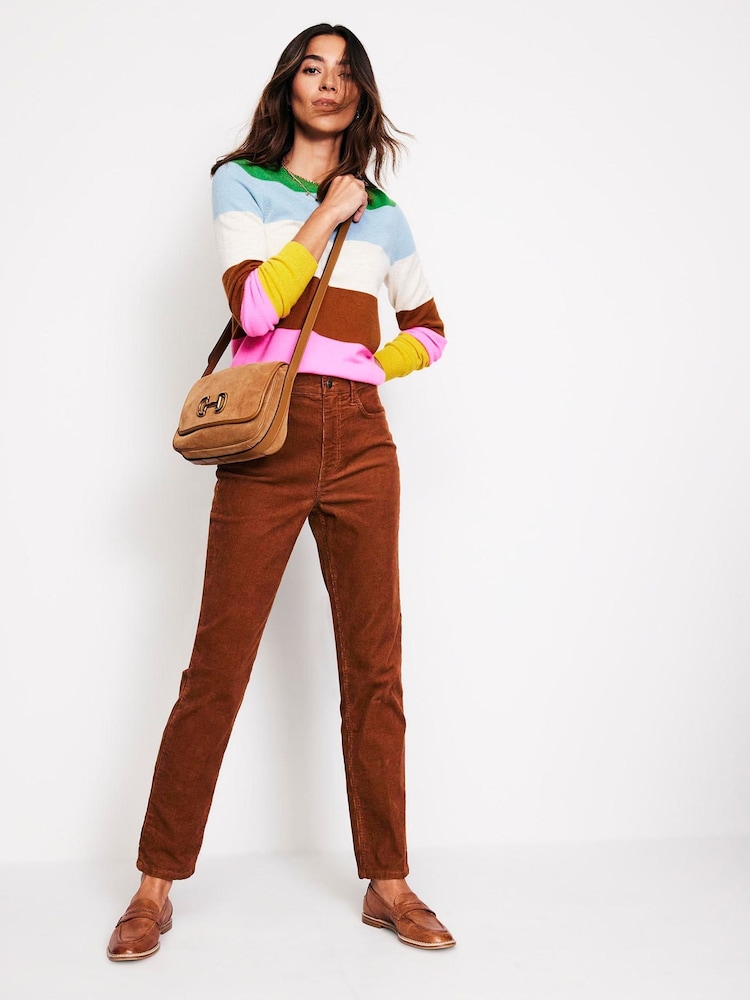 Boden Brown Slim 5 Pocket Cord Jeans - Image 1 of 5