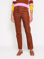 Boden Brown Slim 5 Pocket Cord Jeans - Image 3 of 5