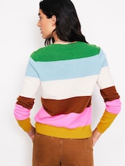 Boden Green Eva Cashmere Crew Neck Jumper - Image 3 of 6