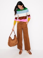 Boden Green Eva Cashmere Crew Neck Jumper - Image 4 of 6