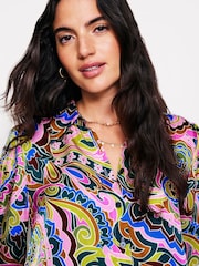 Boden Green Hammered Satin Shirt - Image 2 of 5
