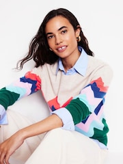 Boden Green Lydia Cashmere Jumper - Image 1 of 6