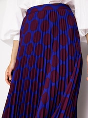 Boden Brown Camilla Pleated Midi Skirt - Image 5 of 6