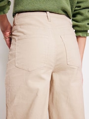 Boden White 5 Pocket Cord Wide Jeans - Image 2 of 6