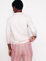 Boden Cream Merino Blend Henley Jumper - Image 3 of 6