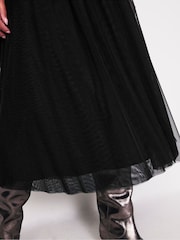 Negru - Boden Isabella Tulle Midi Fuste - Image 2 of 5
