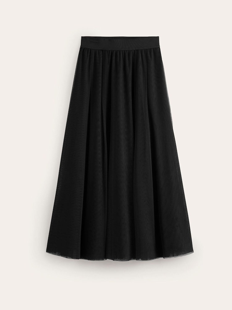 Negru - Boden Isabella Tulle Midi Fuste - Image 5 of 5