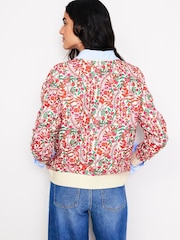 Boden Pink 100% Cotton Hannah Printed Sweatshirt - Image 3 of 5