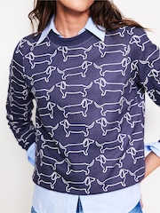 Boden Blue 100% Cotton Hannah Printed Sweatshirt - Image 2 of 5