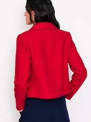 Boden Pink Oxford Melton Jacket - Image 2 of 5