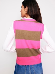 Boden Pink Eva Cashmere Tank - Image 2 of 7