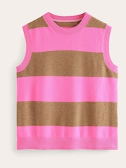 Boden Pink Eva Cashmere Tank - Image 6 of 7