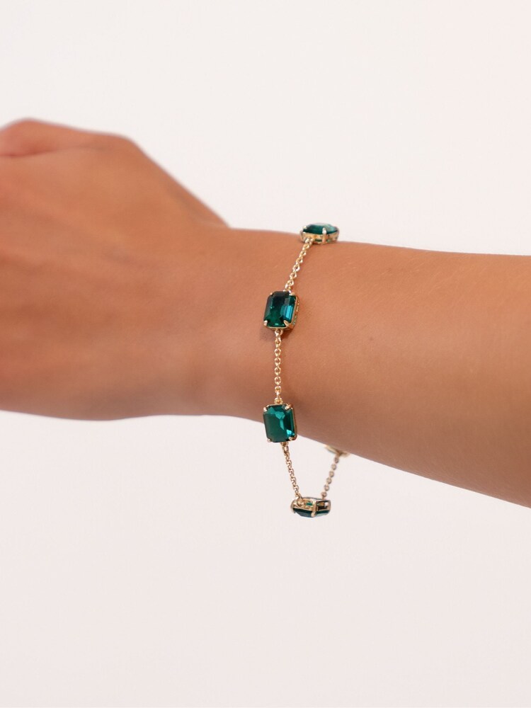 Lauren Ralph Lauren bracelet doré 7.25en pierre Flex dans un coffret cadeau - Image 1 of 4