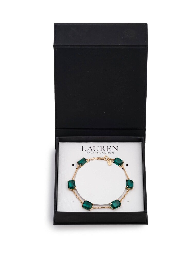 Lauren Ralph Lauren bracelet doré 7.25en pierre Flex dans un coffret cadeau - Image 4 of 4
