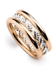 Lauren Ralph Lauren Gold Tone Sirenetta Rope Ring - Image 1 of 1