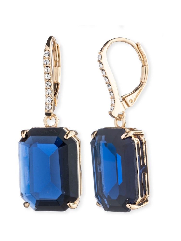 Lauren Ralph Lauren Gold Tone Stone Drop Earrings in Gift Box - Image 3 of 3