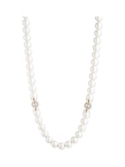 Lauren Ralph Lauren Gold Tone Elisabetta 16in Faux Pearl Pavé Collar Necklace - Image 3 of 4