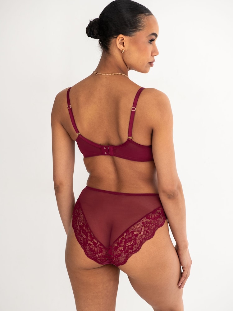 Pour Moi Red High Waist Milan Knickers - Image 2 of 4