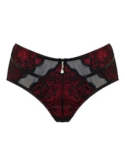 Pour Moi Black/Red Short Desire Briefs - Image 3 of 4