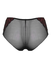 Pour Moi Black/Red Short Desire Briefs - Image 4 of 4