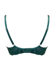 Pour Moi Dark Green Push Up New Romance Bra - Image 4 of 4
