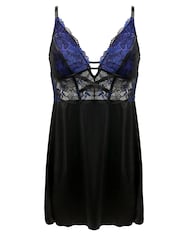 Pour Moi Charcoal Black After Hours Chemise - Image 2 of 4