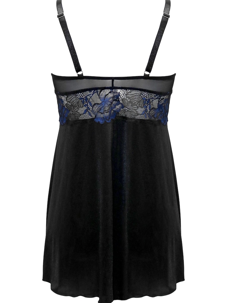 Pour Moi Charcoal Black After Hours Chemise - Image 4 of 4
