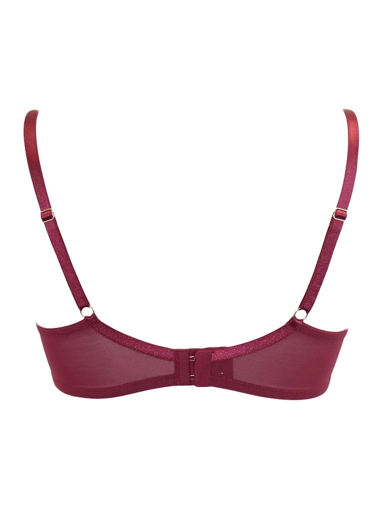Pour Moi Red Non Padded Underwired Milan Underwired Bra - Image 4 of 4